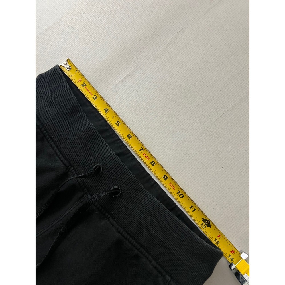 Lululemon Warm Down Jogger Women Size 6 Black Fleece Drawstring Pockets LW5BSDS - Picture 5 of 12